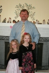 Daddy and his older two girls